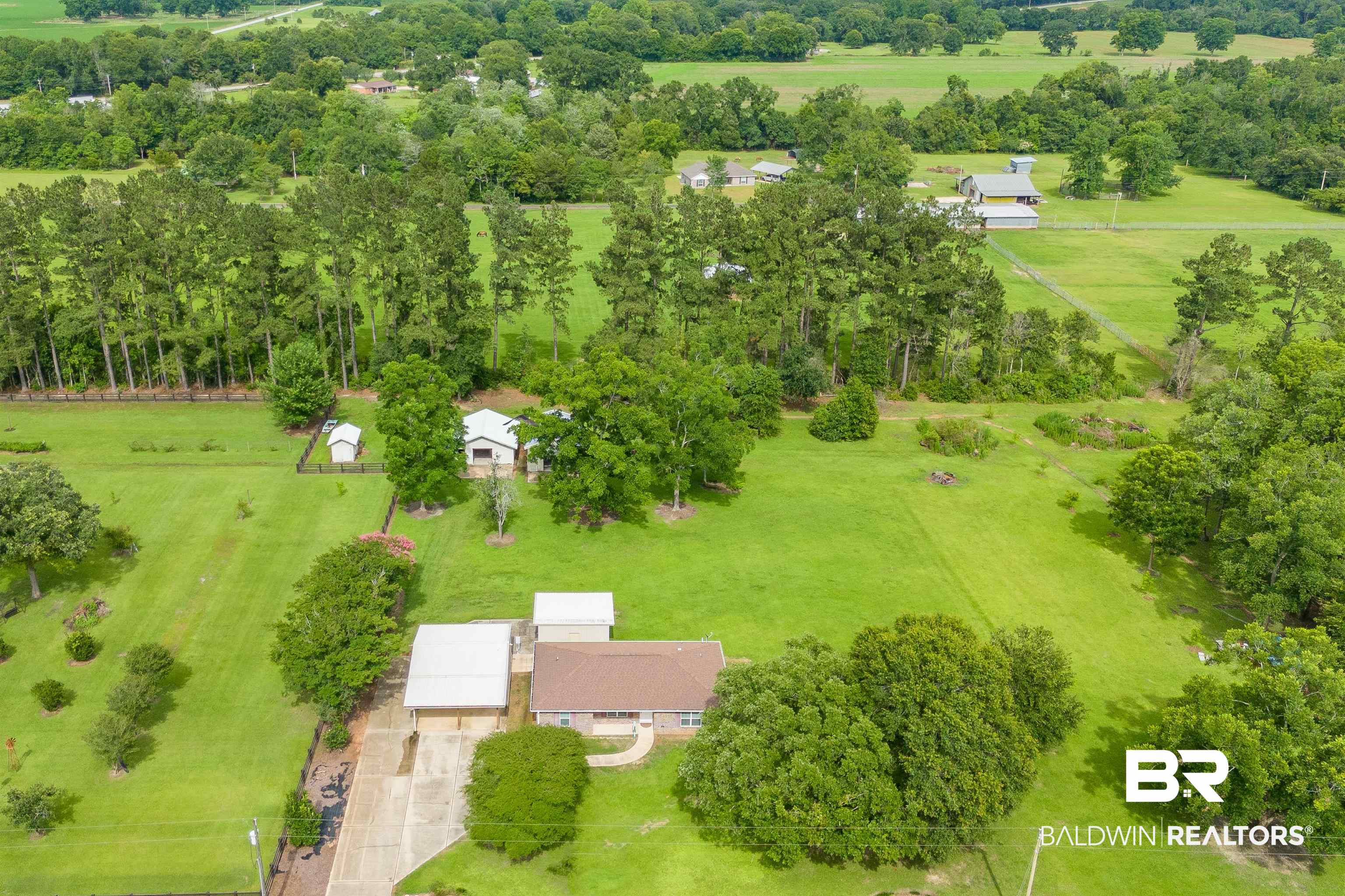22810 Ard Road Robertsdale, AL 36567 - Photo 12 of 65 View of rural area featuring a tree filled landscape