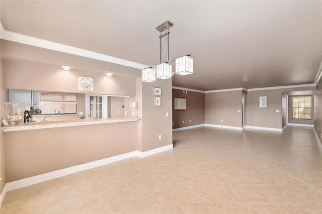 a view of a kitchen with a sink