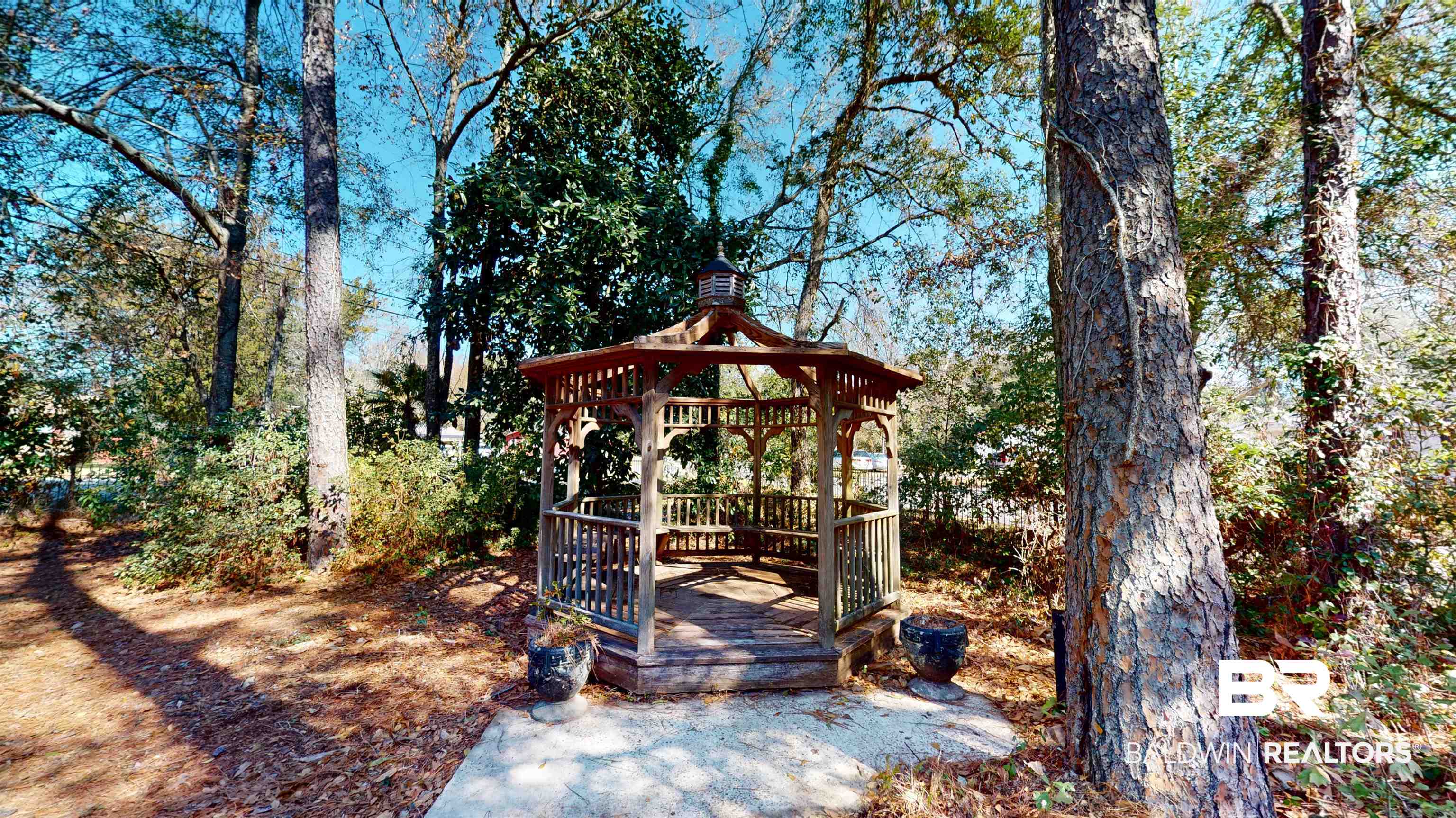 1471 Cedar Crescent Drive Mobile, AL 36605 - Photo 26 of 28 View of yard featuring a gazebo and a deck