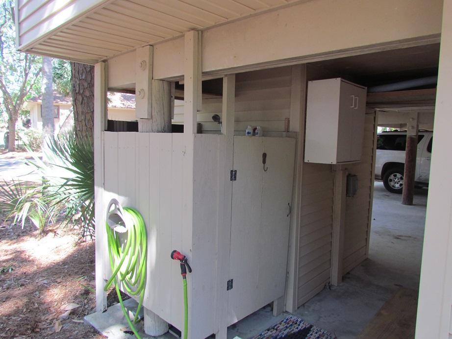 844 Club Cottage Road Edisto Beach, SC 29438 - Photo 24 of 49 outside shower
