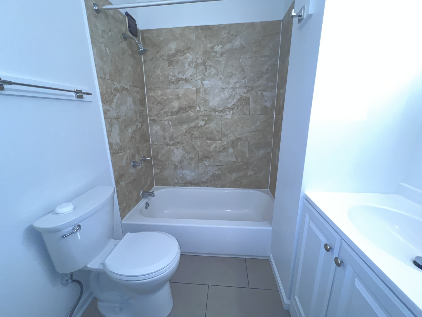 8919 South Muskegon Avenue, Unit 1F Chicago, IL 60617 - Photo 23 of 33 a bathroom with a sink and a toilet