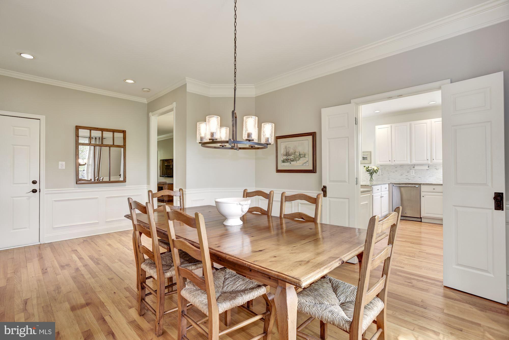 11410 Night Star Way Reston, VA 20194 - Photo 9 of 49 Dining room opens to the kitchen