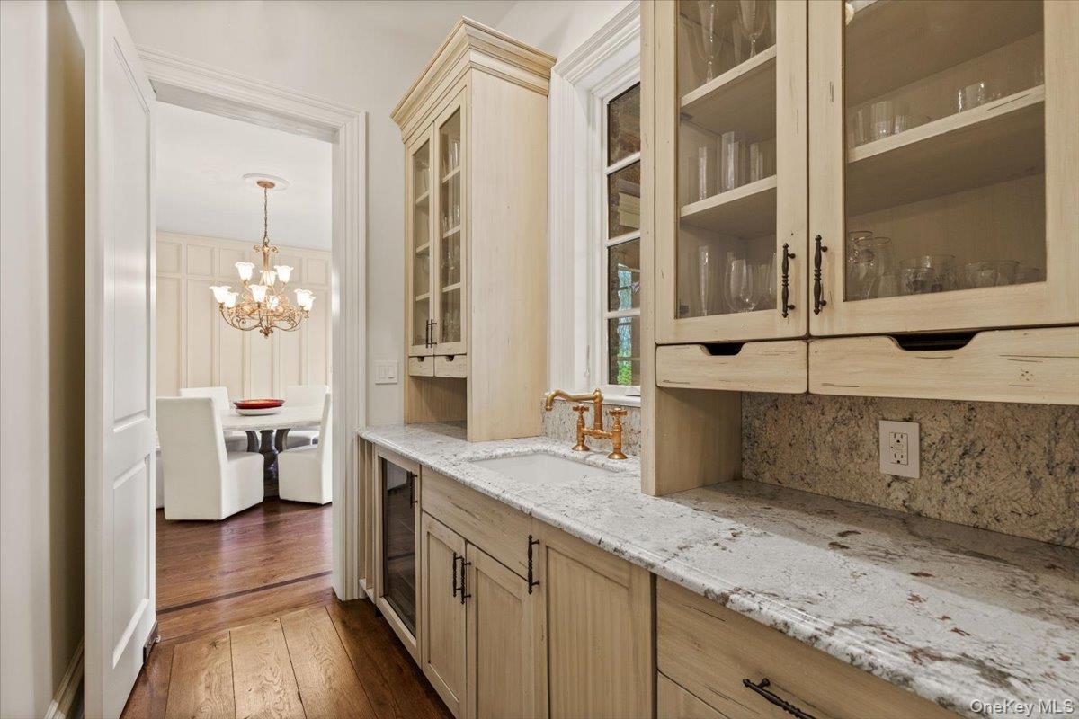 72 Guard Hill Road Bedford Corners, NY 10549 - Photo 19 of 50 a bathroom with a granite countertop sink and a mirror