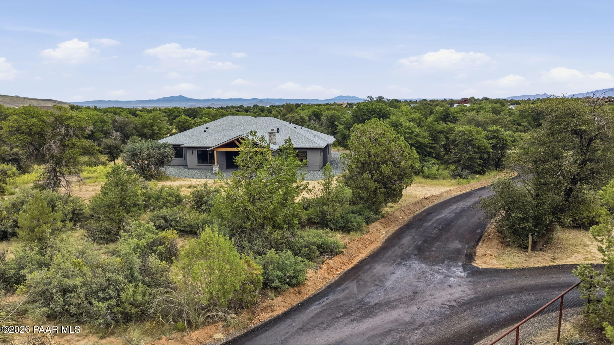 9529 North Bridle Ridge Road Prescott, AZ 86305 - Photo 42 of 51 45-Aerial Back 2 (2)