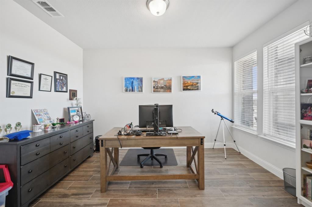 2172 Poppyvine Road Frisco, TX 75033 - Photo 16 of 40 Office featuring wood tiled floors