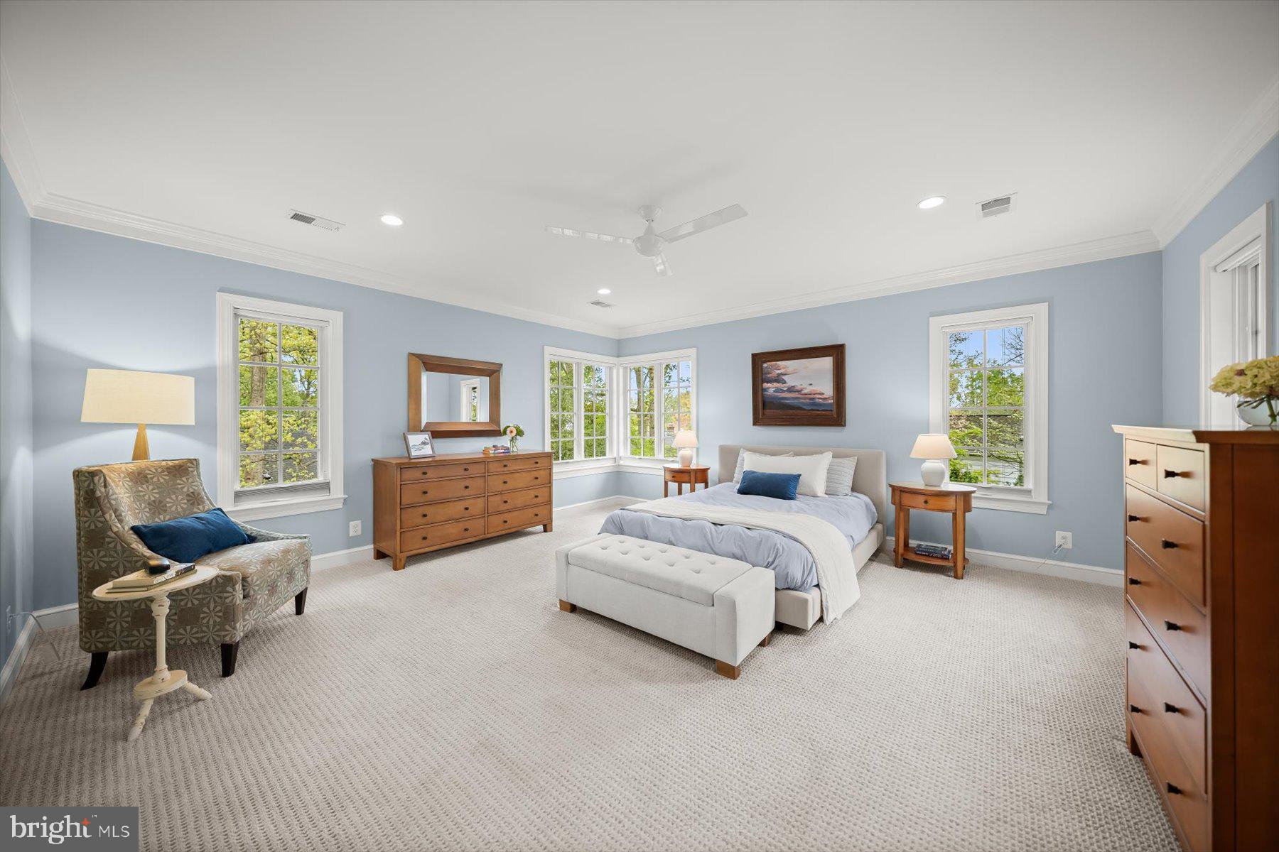 5532 14th Road North Arlington, VA 22205 - Photo 27 of 65 a spacious bedroom with a bed and furniture