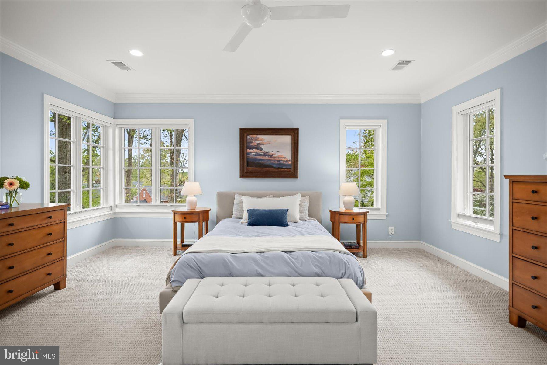 5532 14th Road North Arlington, VA 22205 - Photo 28 of 65 a bedroom with a bed and a large window