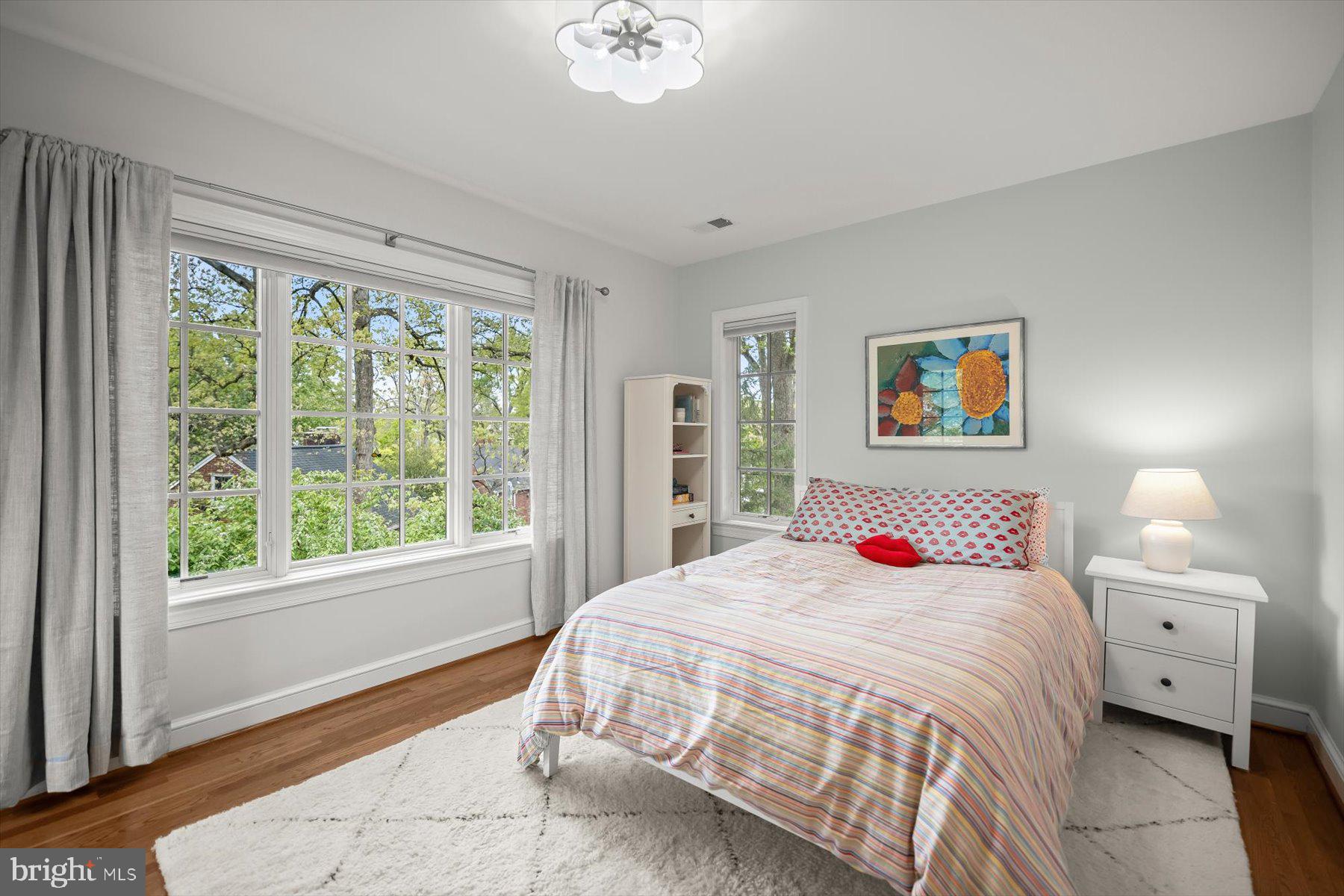 5532 14th Road North Arlington, VA 22205 - Photo 37 of 65 a bedroom with a large bed and a window