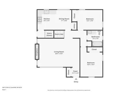 $329,900 | 3347 South 47th Street, Greenfield, WI 53219