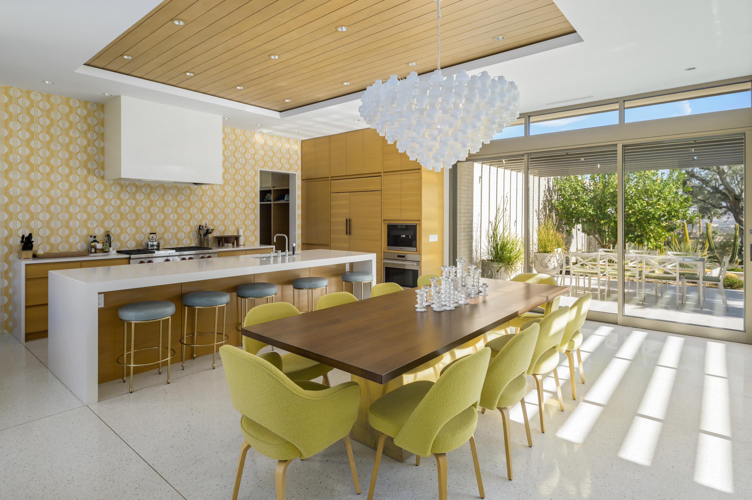 70155 Carson Road Rancho Mirage, CA 92270 - Photo 16 of 56 a view of a dining room with furniture window and outside view