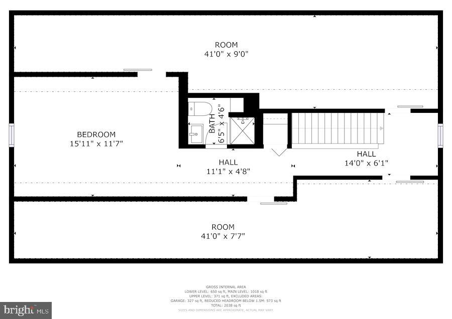 2916 Wilton Avenue Silver Spring, MD 20910 - Photo 44 of 45 UPPER LEVEL FLOOR PLAN