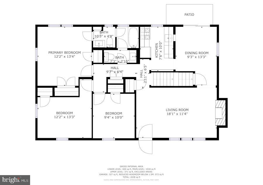 2916 Wilton Avenue Silver Spring, MD 20910 - Photo 43 of 45 MAIN LEVEL FLOOR PLAN