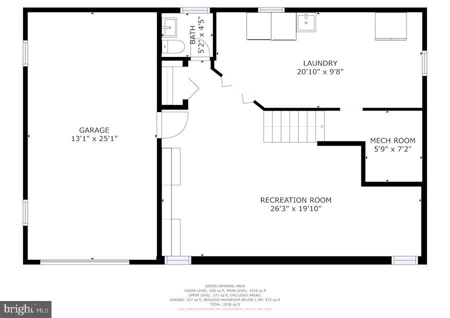 2916 Wilton Avenue Silver Spring, MD 20910 - Photo 45 of 45 LOWER LEVEL FLOOR PLAN