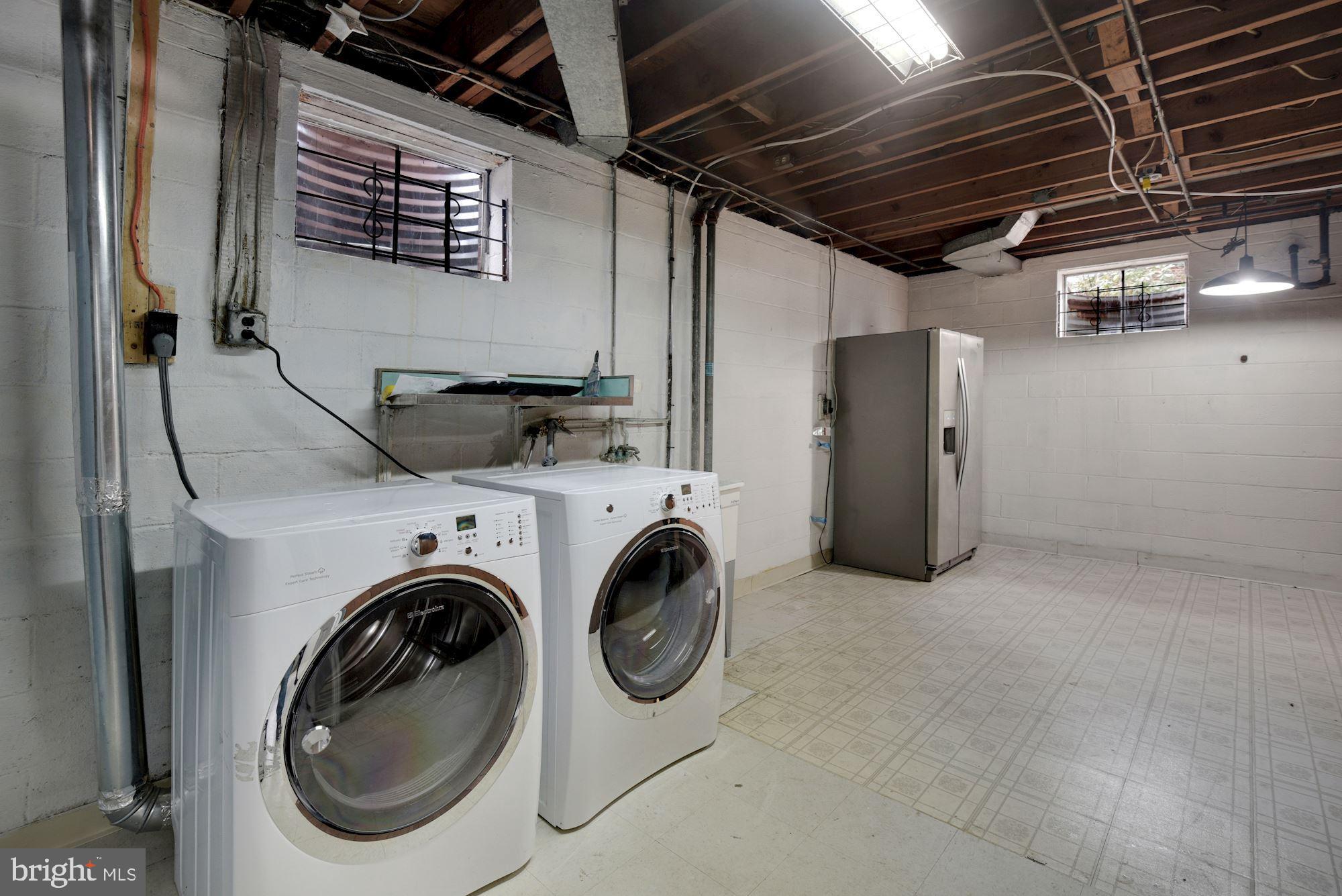 2916 Wilton Avenue Silver Spring, MD 20910 - Photo 25 of 45 LARGE STORAGE LAUNDRY ROOM WITH EXTRA FRIDGE