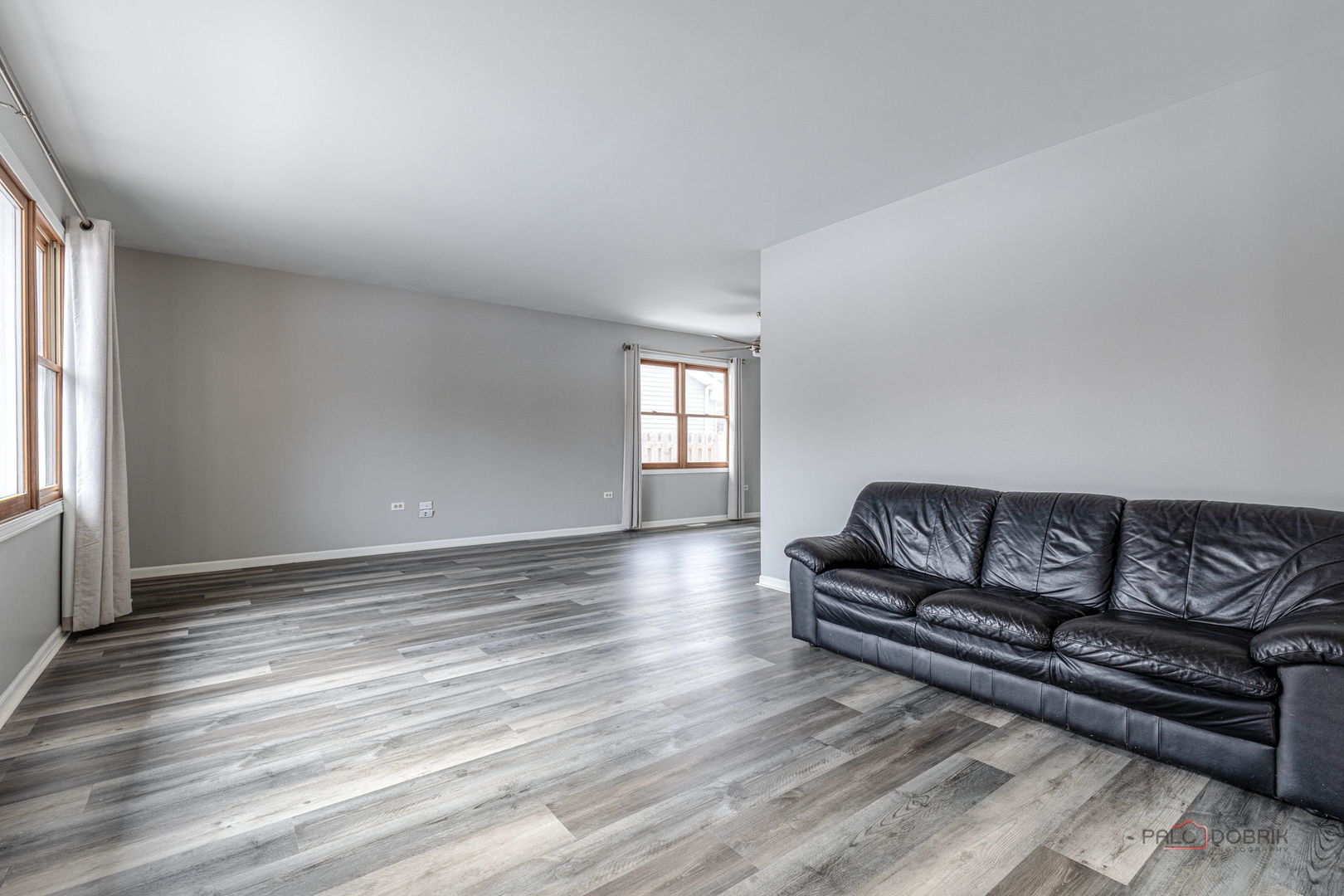 1716 Red Bud Road Bolingbrook, IL 60490 - Photo 5 of 38 a view of workspace with wooden floor and window