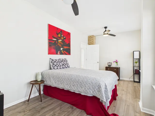 a very nice looking room with a large window