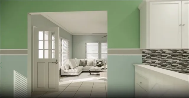 a view of a bathroom