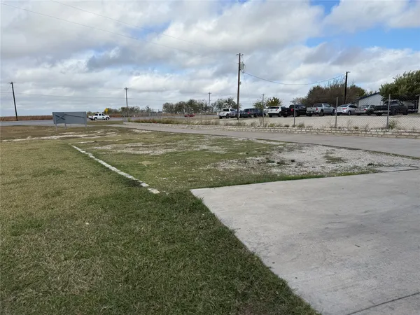 a view of a ocean with a big building