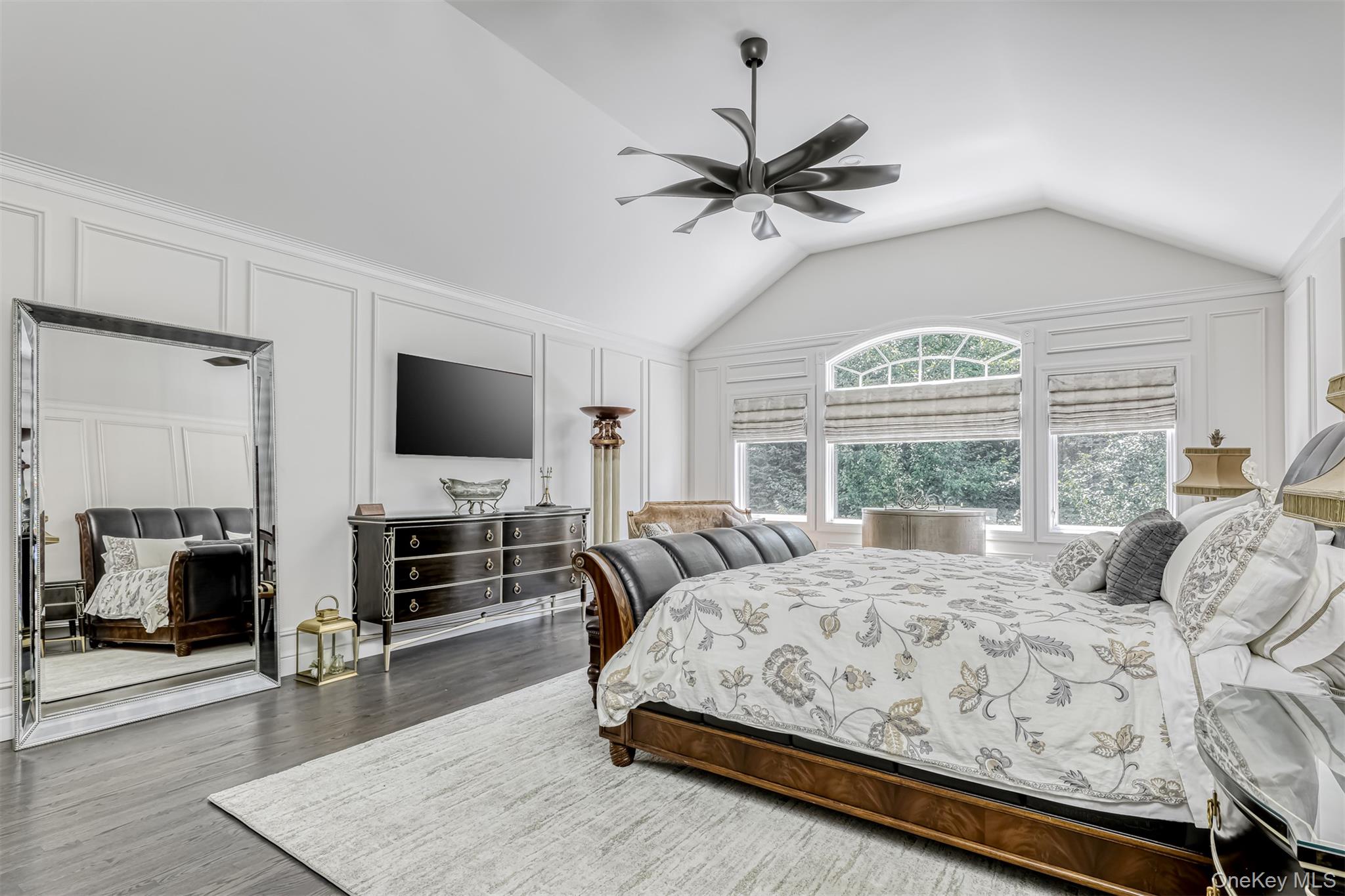 6 Par Road Suffern, NY 10901 - Photo 16 of 41 a bedroom with a large bed and a flat screen tv