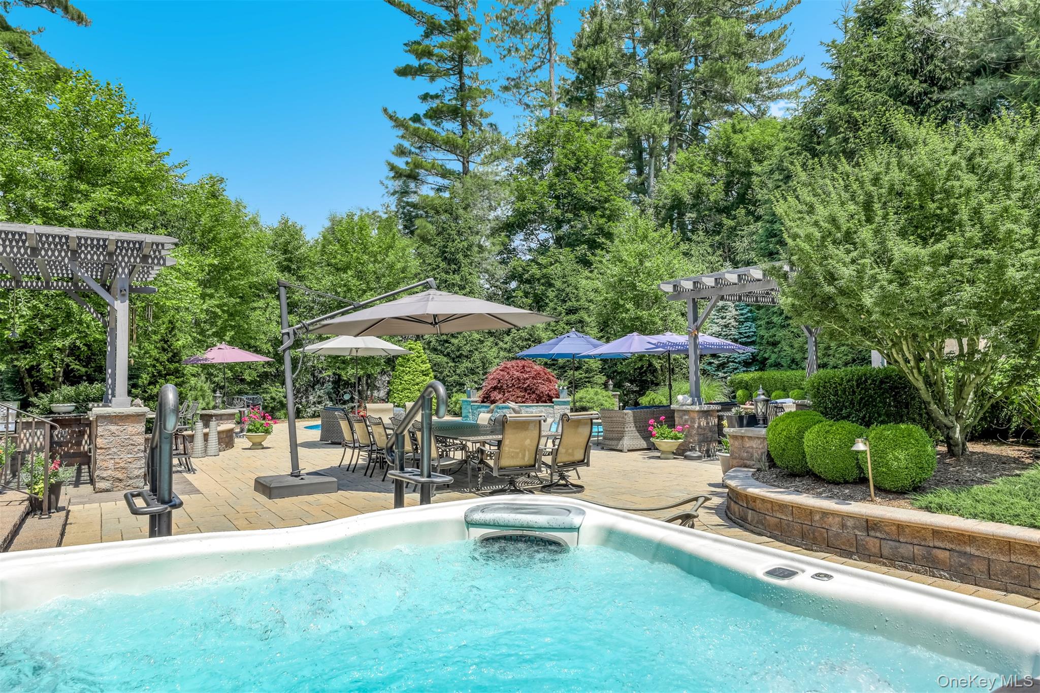 6 Par Road Suffern, NY 10901 - Photo 31 of 41 a swimming pool with outdoor seating and yard