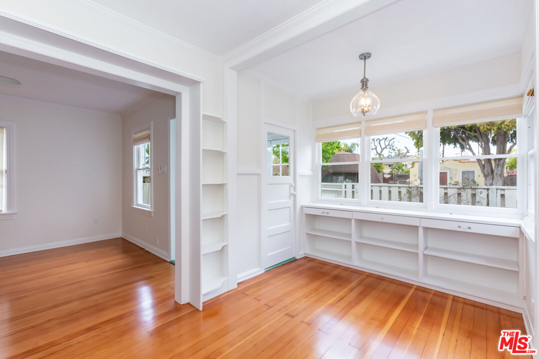 9980 Braddock Drive Culver City, CA 90232 - Photo 10 of 29 a view of an empty room with wooden floor and a window