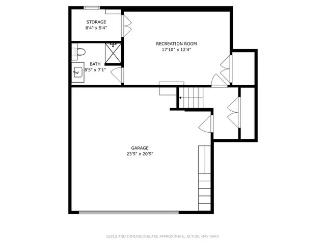 a picture of a bench in front of a window