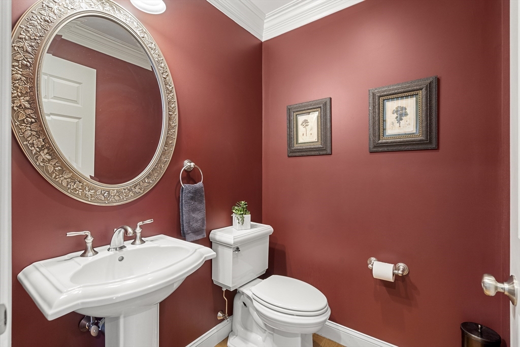 62 Leggs Hill Road Marblehead, MA 01945 - Photo 14 of 36 a bathroom with a sink mirror and toilet