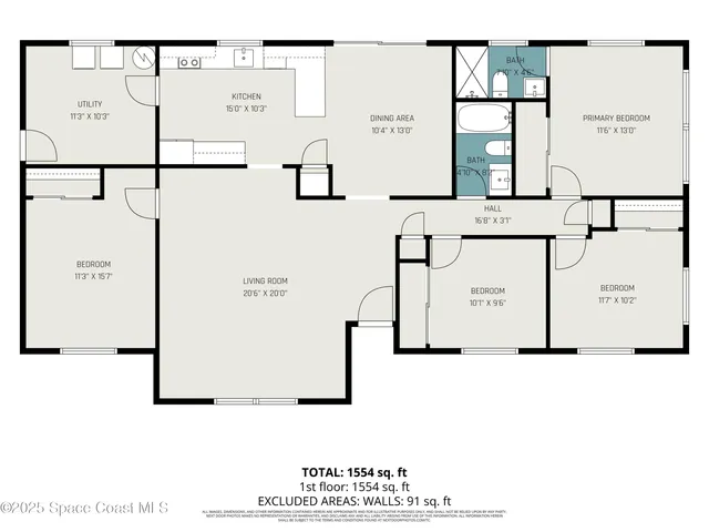 $349,999 | 1121 Coronado Drive, Rockledge, FL 32955