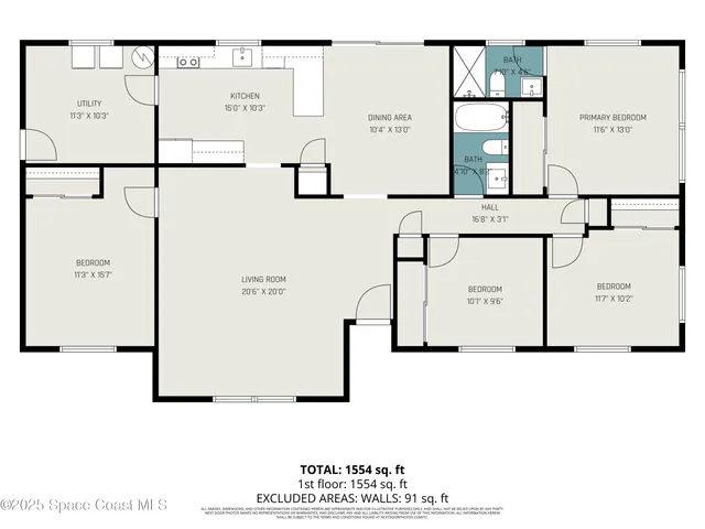 $349,999 | 1121 Coronado Drive, Rockledge, FL 32955