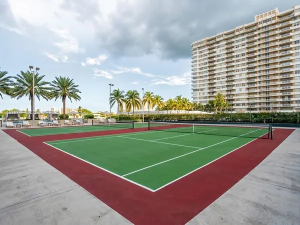 a view of a tennis court