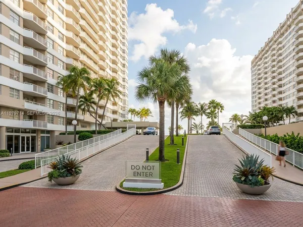 a view of a garden with a fountain
