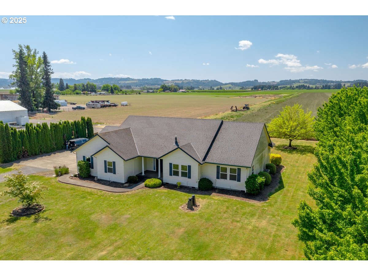 17780 Southeast Wallace Road Dayton, OR 97114 - Photo 4 of 26 a aerial view of a house with swimming pool and outdoor space