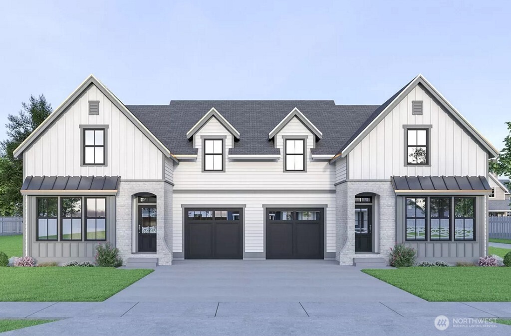a view of house with a garden and yard
