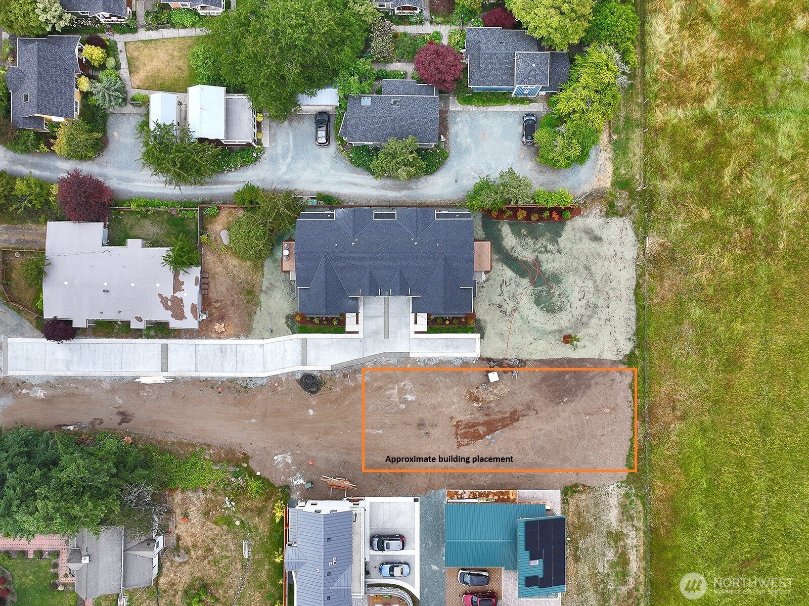 695 3rd Street, Unit A Langley, WA 98260 - Photo 27 of 28 an aerial view of residential house with outdoor space