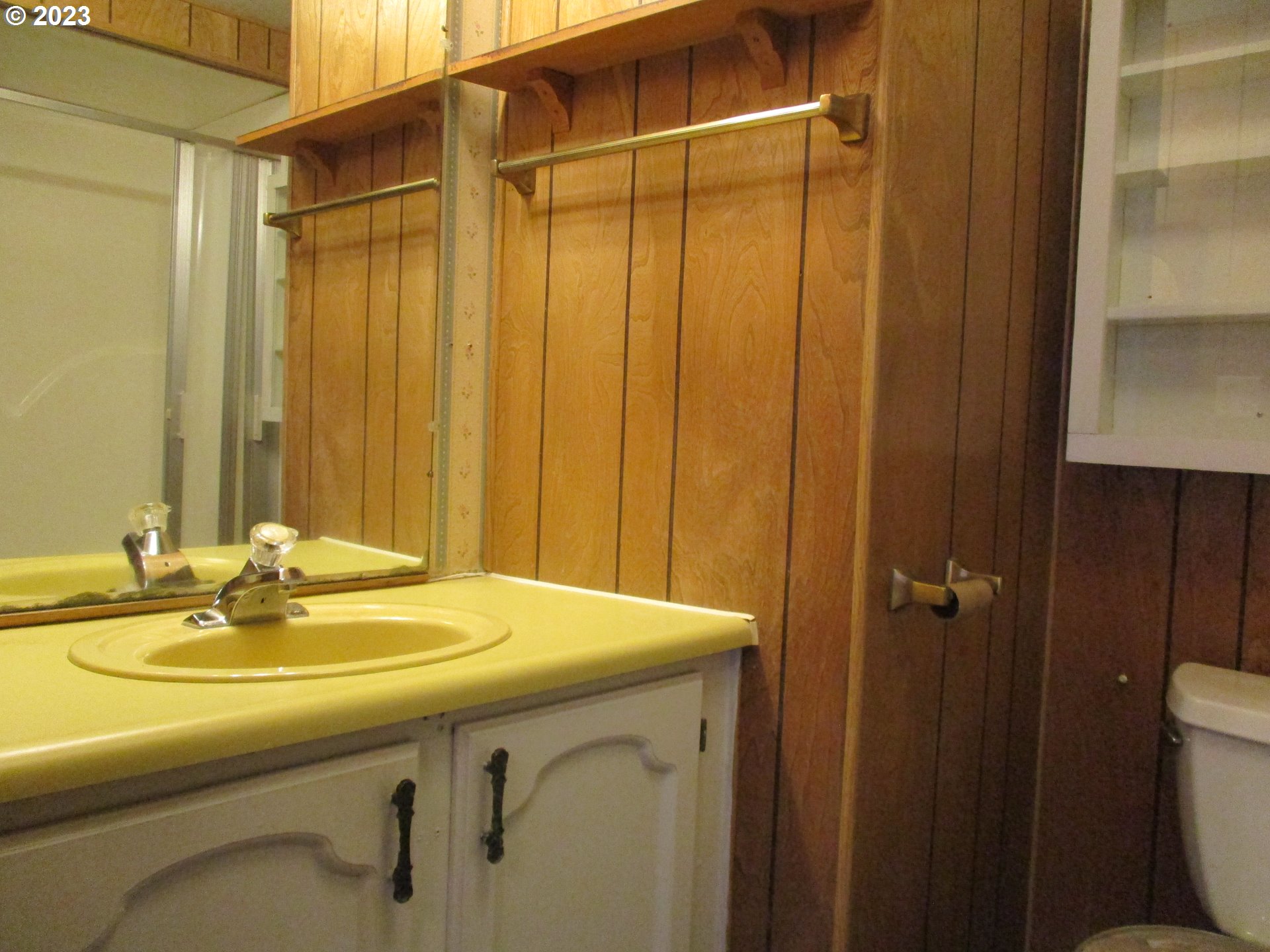3387 Rainbow Loop Hubbard, OR 97032 - Photo 12 of 19 a bathroom with a sink and a mirror