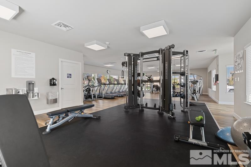 1900 Dark Horse Road, Unit B Reno, NV 89521 - Photo 31 of 34 a view of a room with gym equipment
