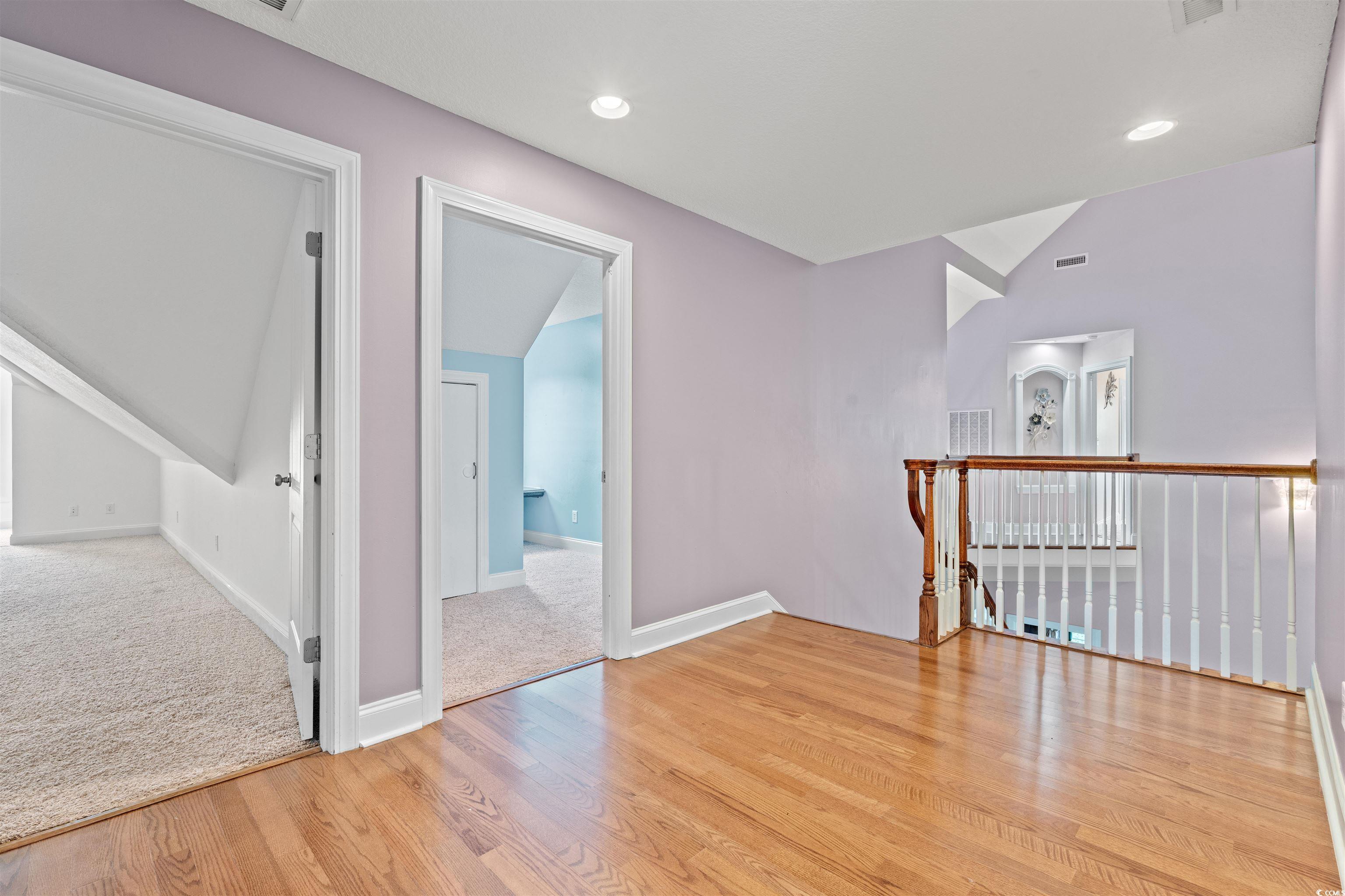 109 Eden Court Murrells Inlet, SC 29576 - Photo 20 of 31 Bonus room featuring light wood-style floors, recessed lighting, and light carpet