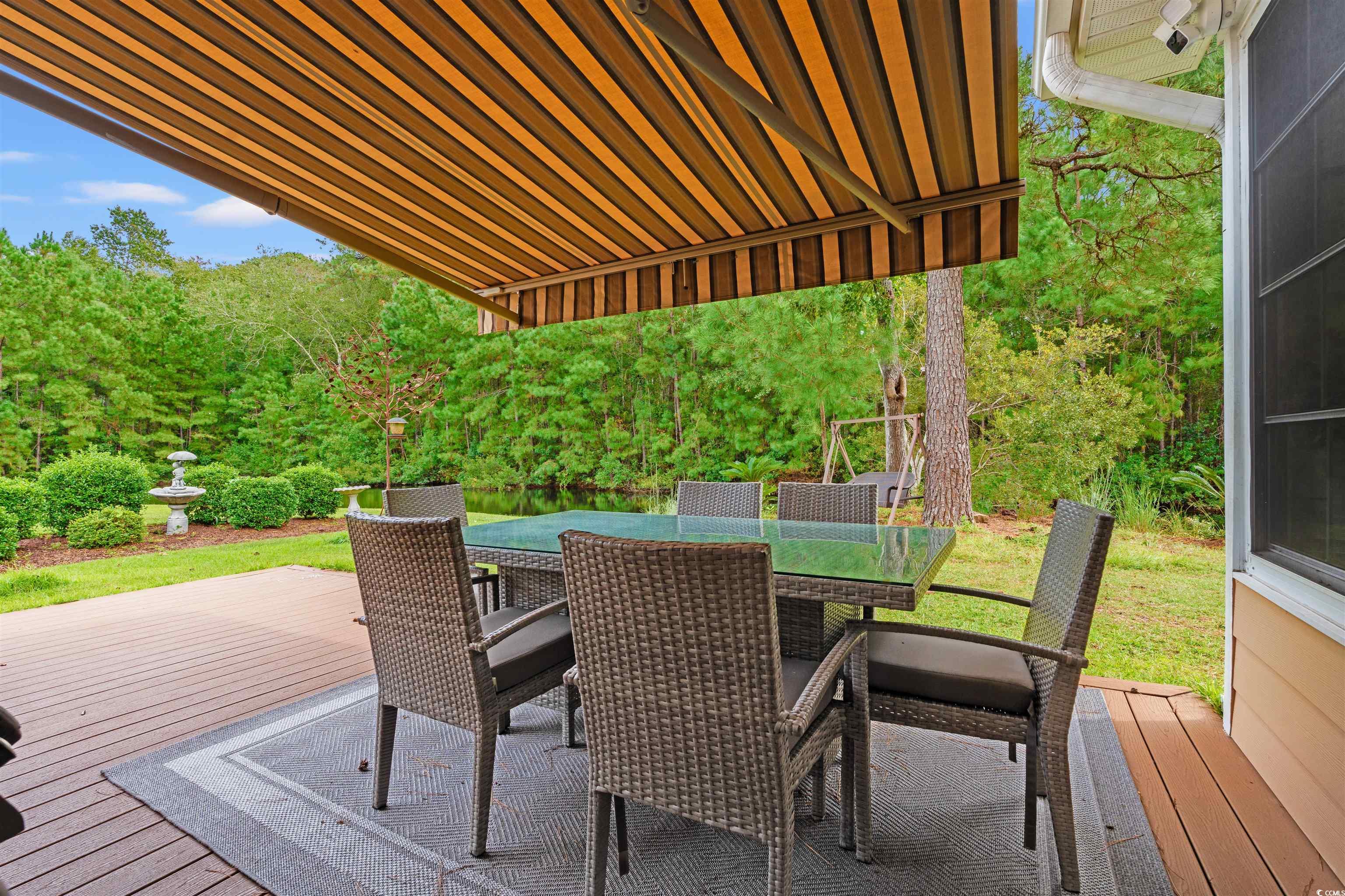 109 Eden Court Murrells Inlet, SC 29576 - Photo 23 of 31 Deck with outdoor dining space
