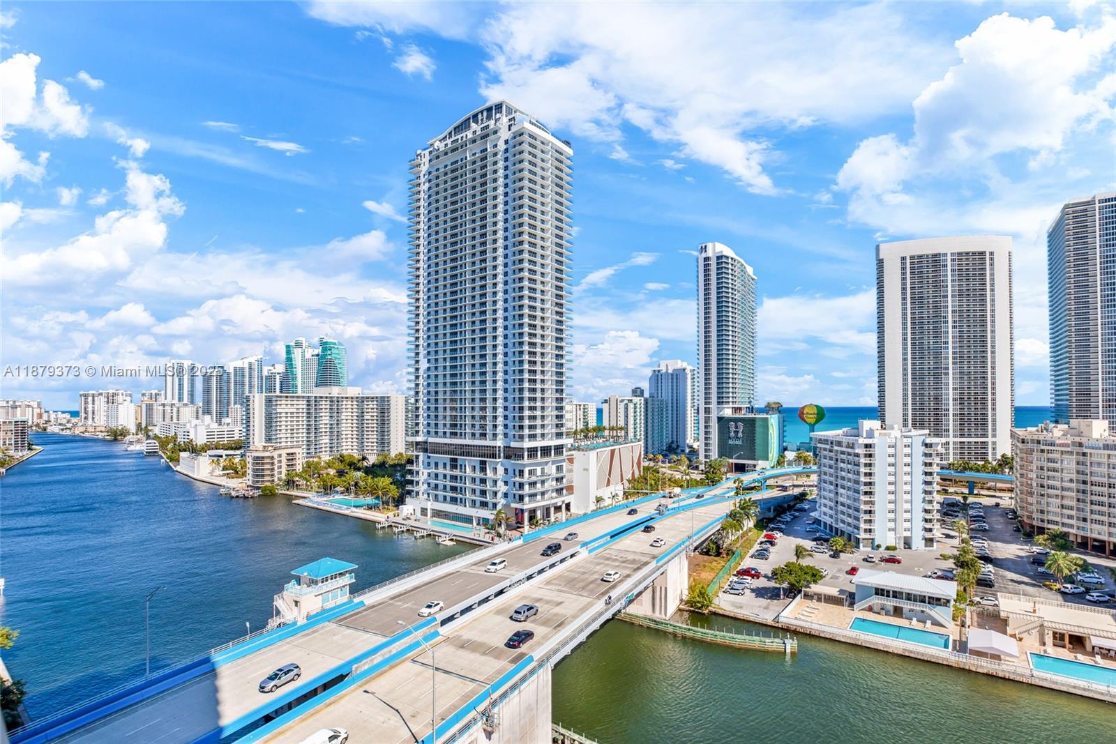 2602 East Hallandale Beach Boulevard, Unit R2109 Hallandale Beach, FL 33009 - Photo 36 of 47 a view of swimming pool with outdoor seating and city view