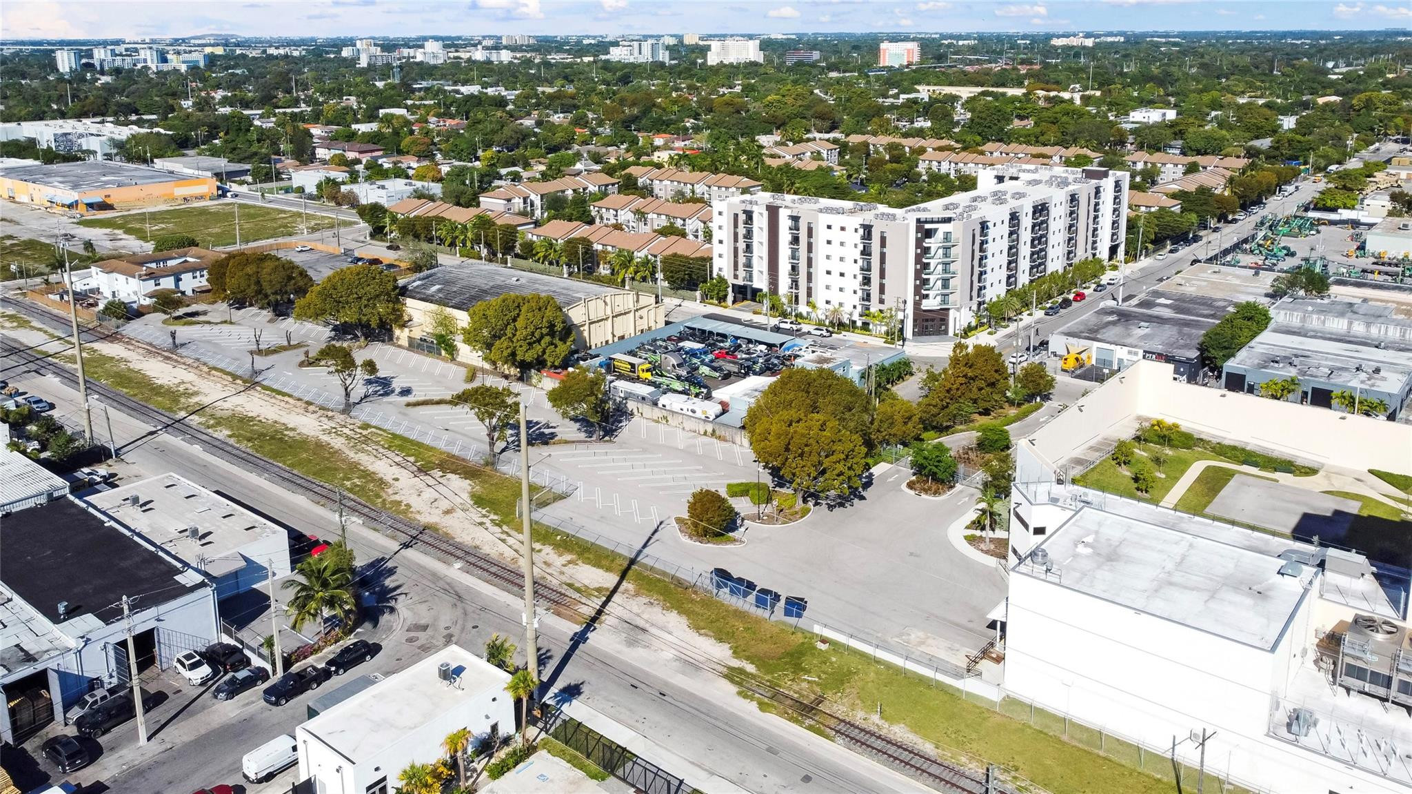 820 Northwest 23rd Street Miami, FL 33127 - Photo 2 of 64 an aerial view of a city with balcony