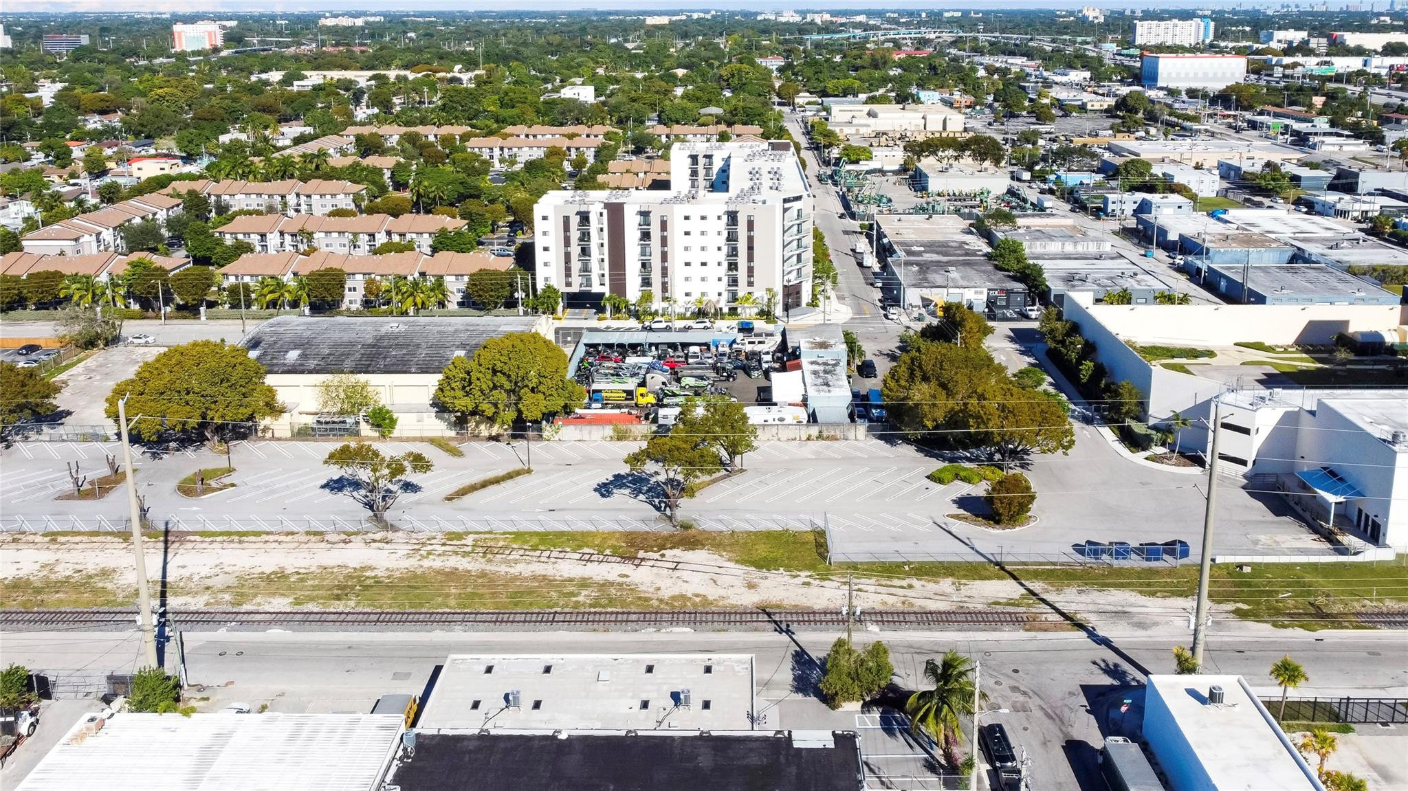 820 Northwest 23rd Street Miami, FL 33127 - Photo 4 of 64 an aerial view of residential houses with outdoor space