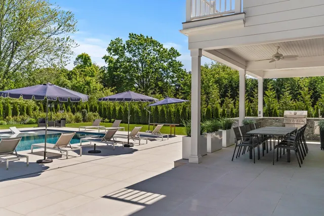 a outdoor space with patio