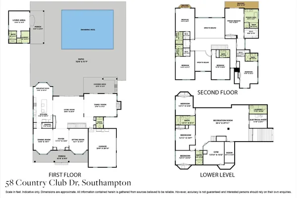 $5,495,000 | 58 Country Club Drive, Southampton, NY 11968