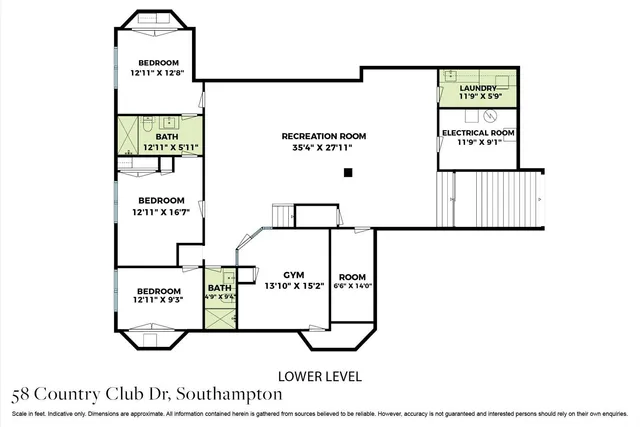 $5,495,000 | 58 Country Club Drive, Southampton, NY 11968