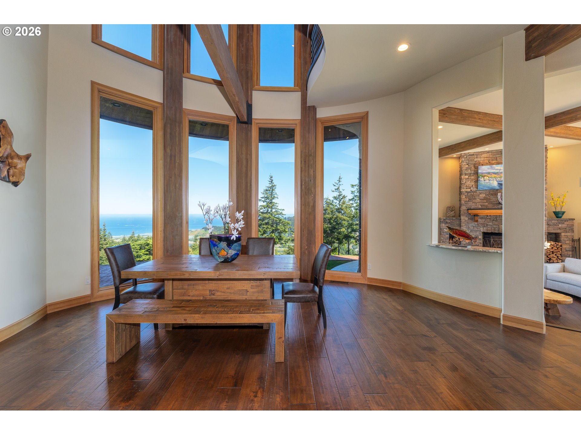 94880 Grizzly Mountain Road Gold Beach, OR 97444 - Photo 9 of 48 a living room with furniture and a large window