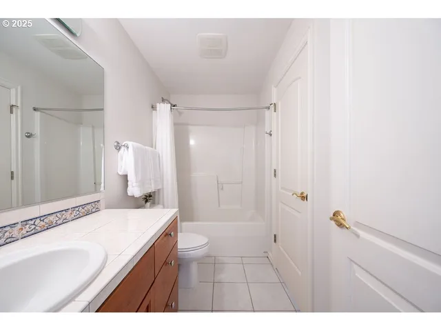 a bathroom with a sink a toilet and a shower