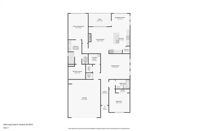 $475,000 | 3382 Long Creek Drive, Buford, GA 30519