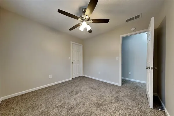 a view of an empty room