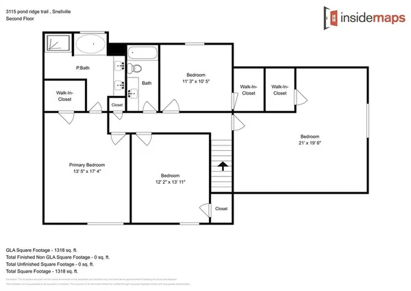 $2,155 | 3115 Pond Ridge Trail, Snellville, GA 30078