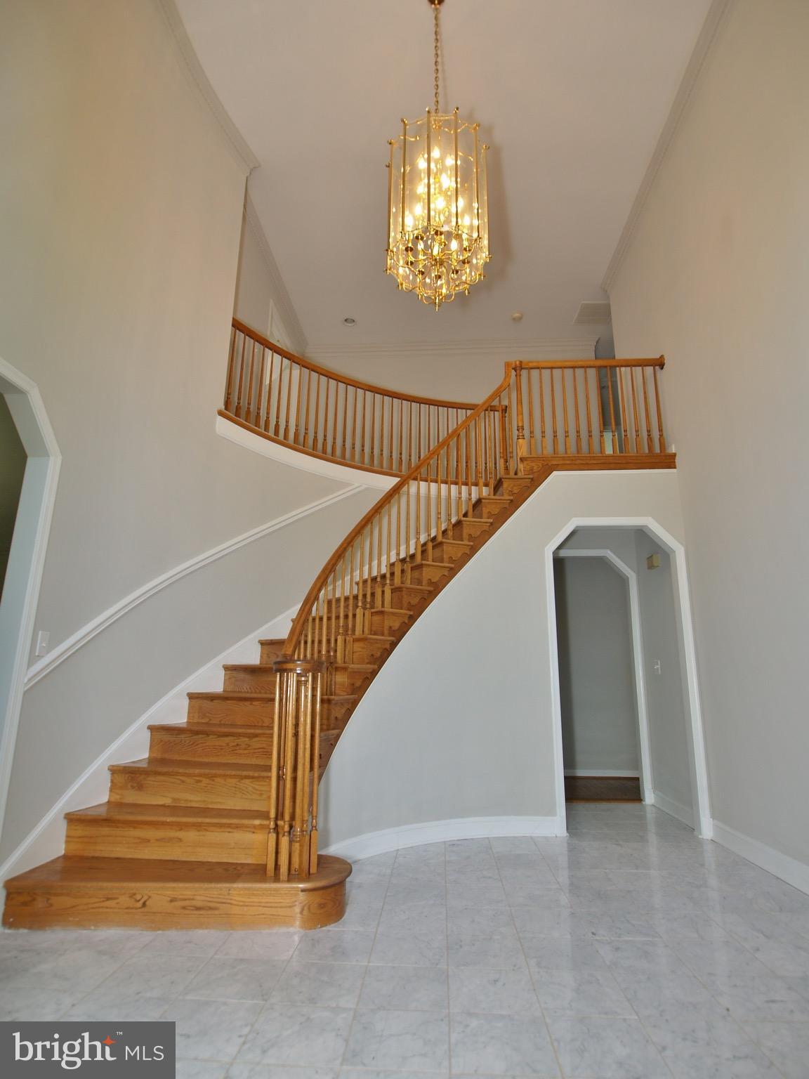 661 Bryants Nursery Road Silver Spring, MD 20905 - Photo 3 of 30 Marble foyer with stunning semi-circular staircase